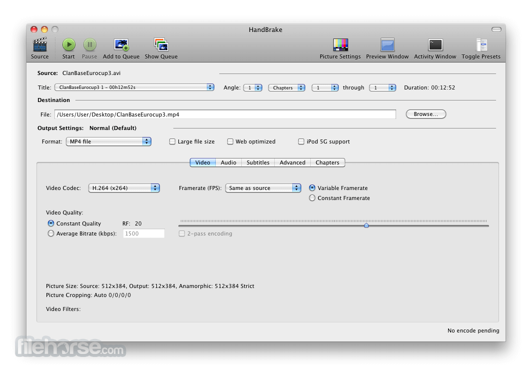 Handbrake Converter Download For Mac